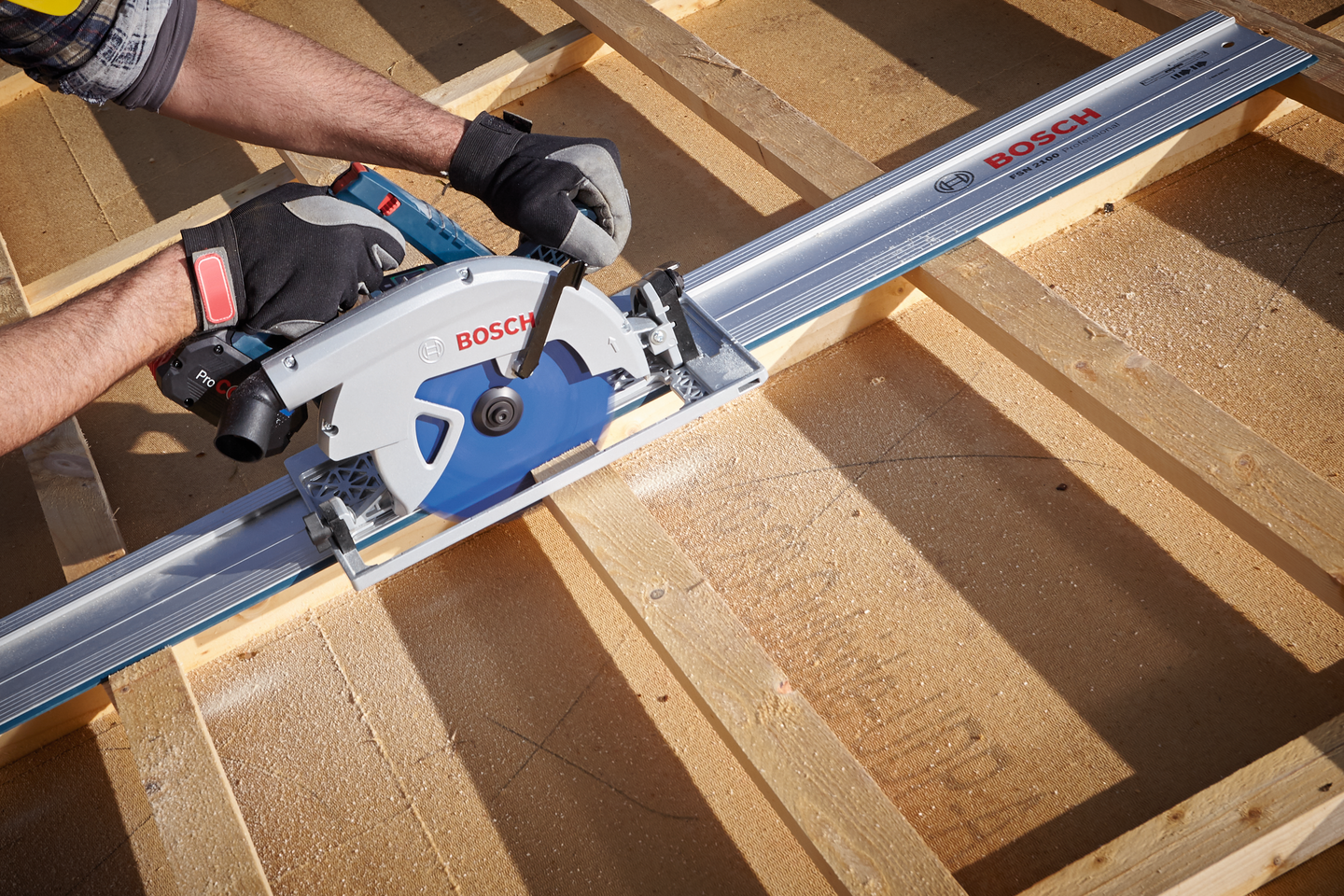 Akkukäsipyörösaha Bosch GKS18V-68G Solo L-Boxx