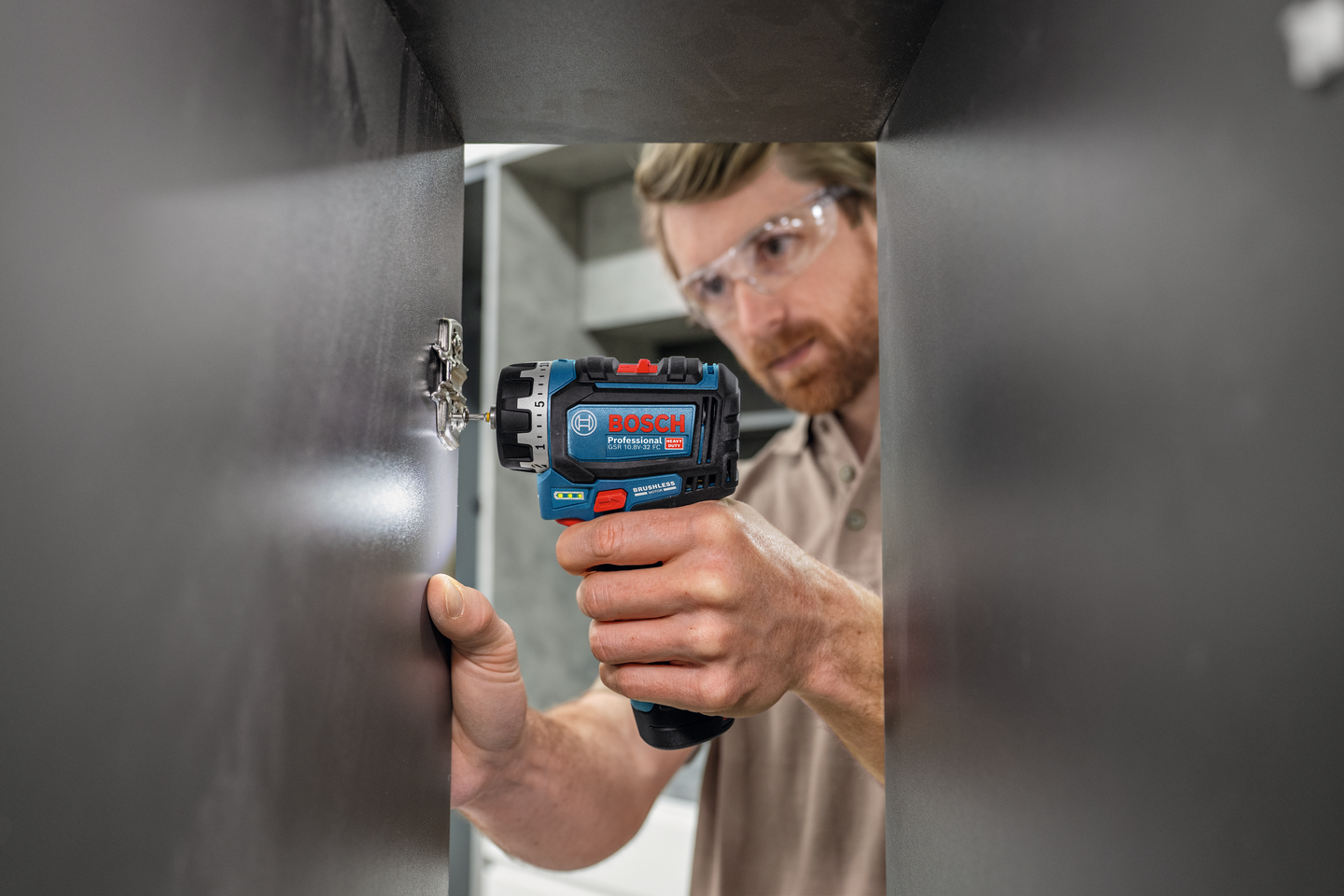 Akkuporakone Bosch GSR12V-32 FC 2x2,0Ah 2xGFA L-Boxx