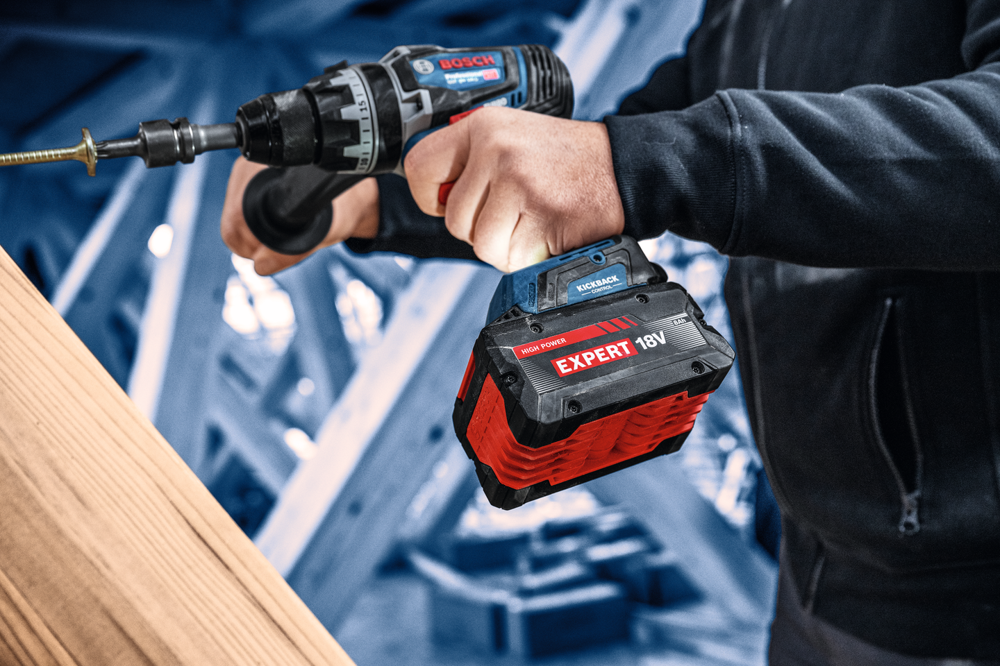 Akkupaketti Bosch EXPERT 2xEXBA18V-80