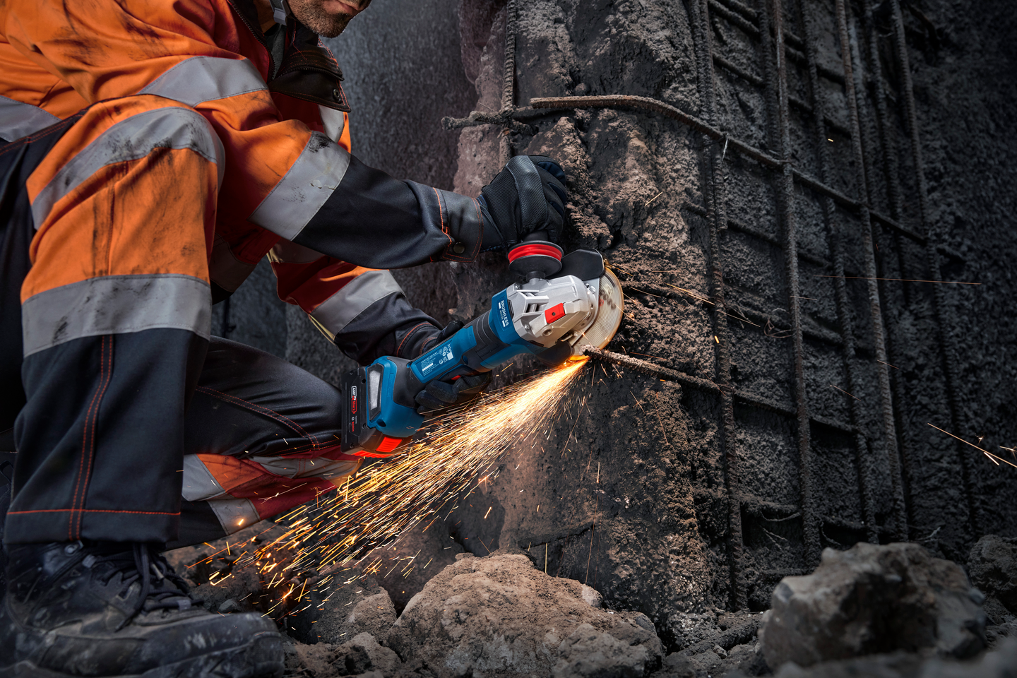 Akkukulmahiomakone Bosch GWS18V-11PS Solo