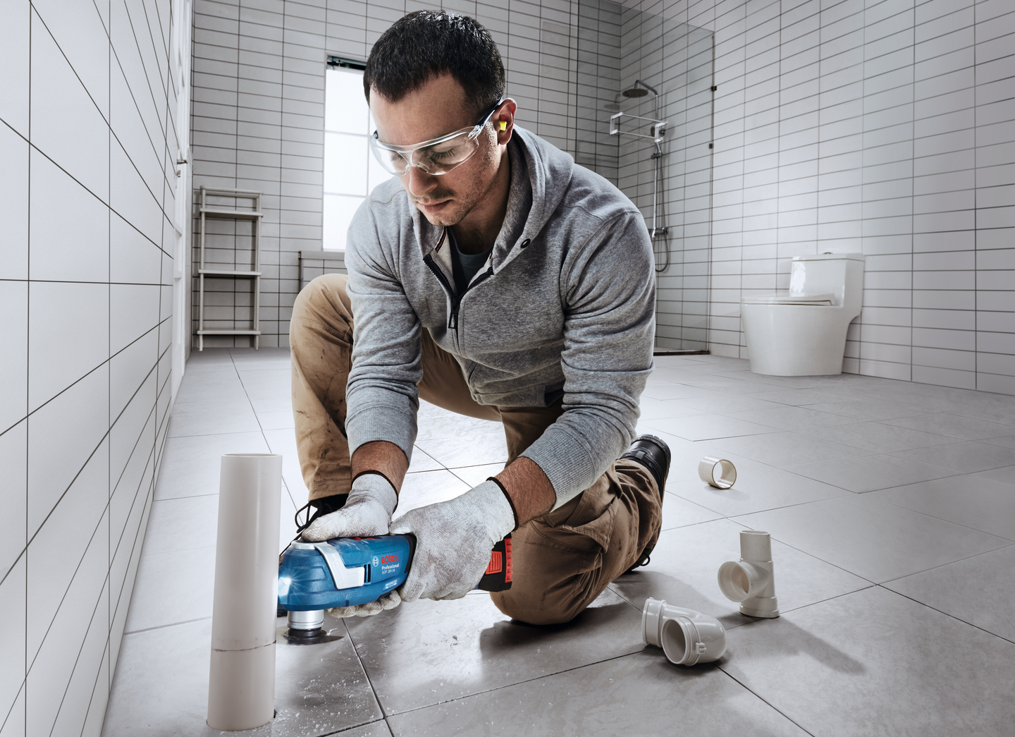 Akkukonesarja Bosch 18 V 5-osainen GSR/GDX/GKS/GOP/GST 2x5,0Ah, GAL, laukku