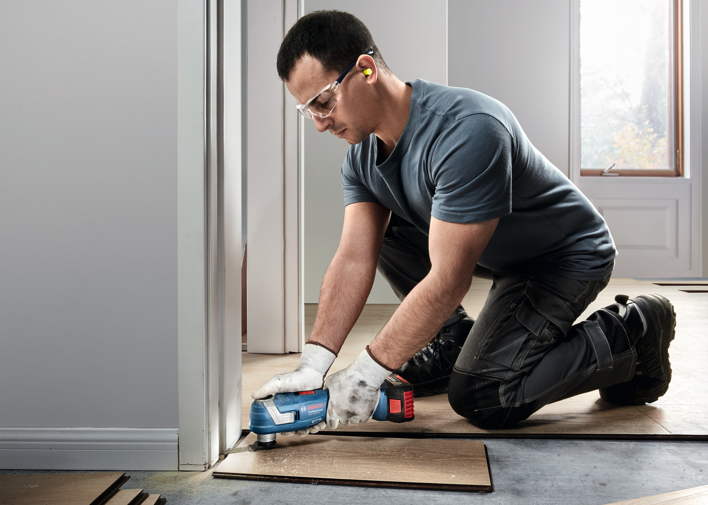 Akkukonesarja Bosch 18 V 5-osainen GSR/GDX/GKS/GOP/GST 2x5,0Ah, GAL, laukku