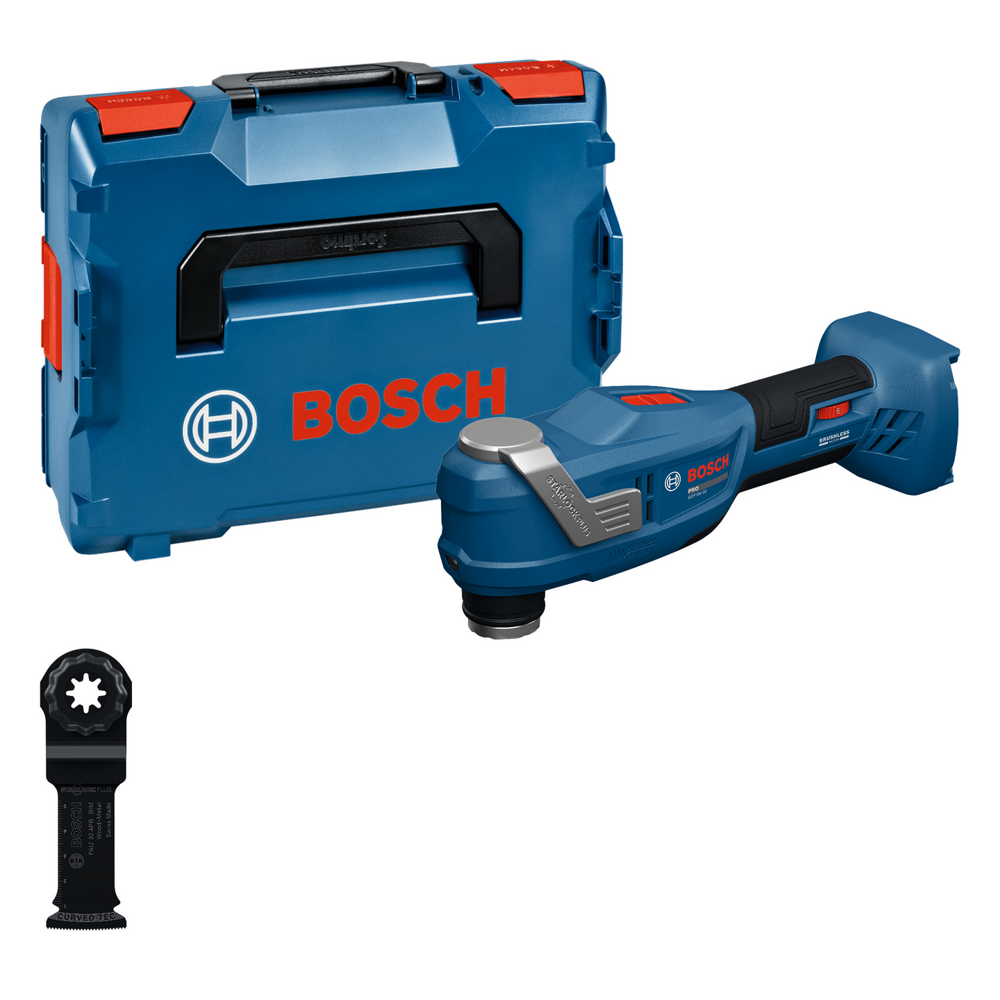 Akkumonitoimityökalu Bosch GOP18V-30 Solo L-Boxx