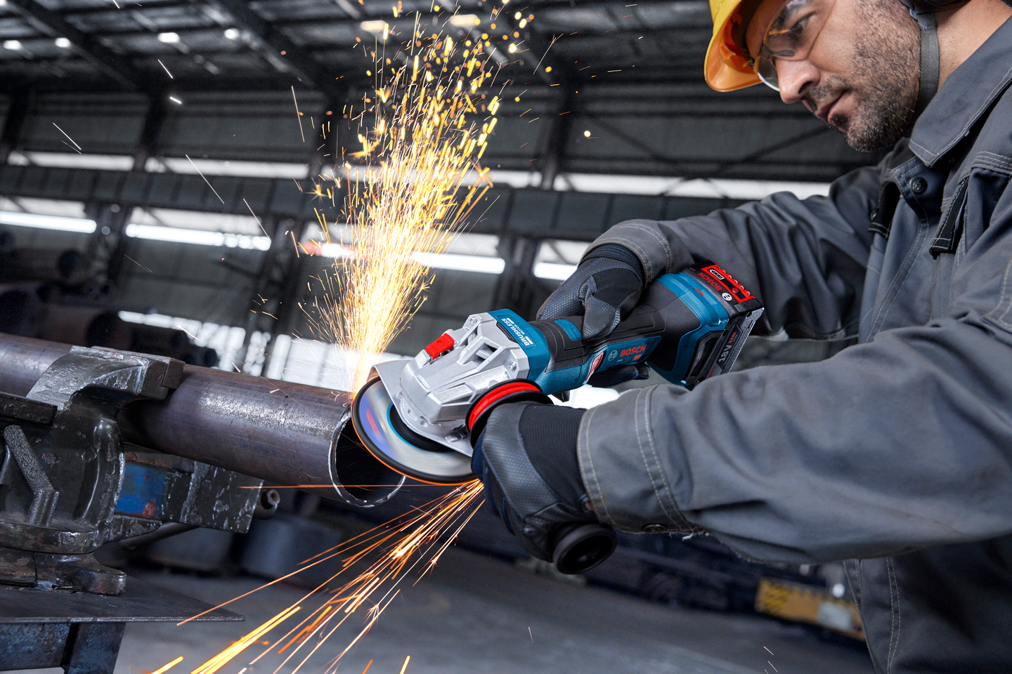 Akkukulmahiomakone Bosch GWS18V-11PS Solo L-Boxx