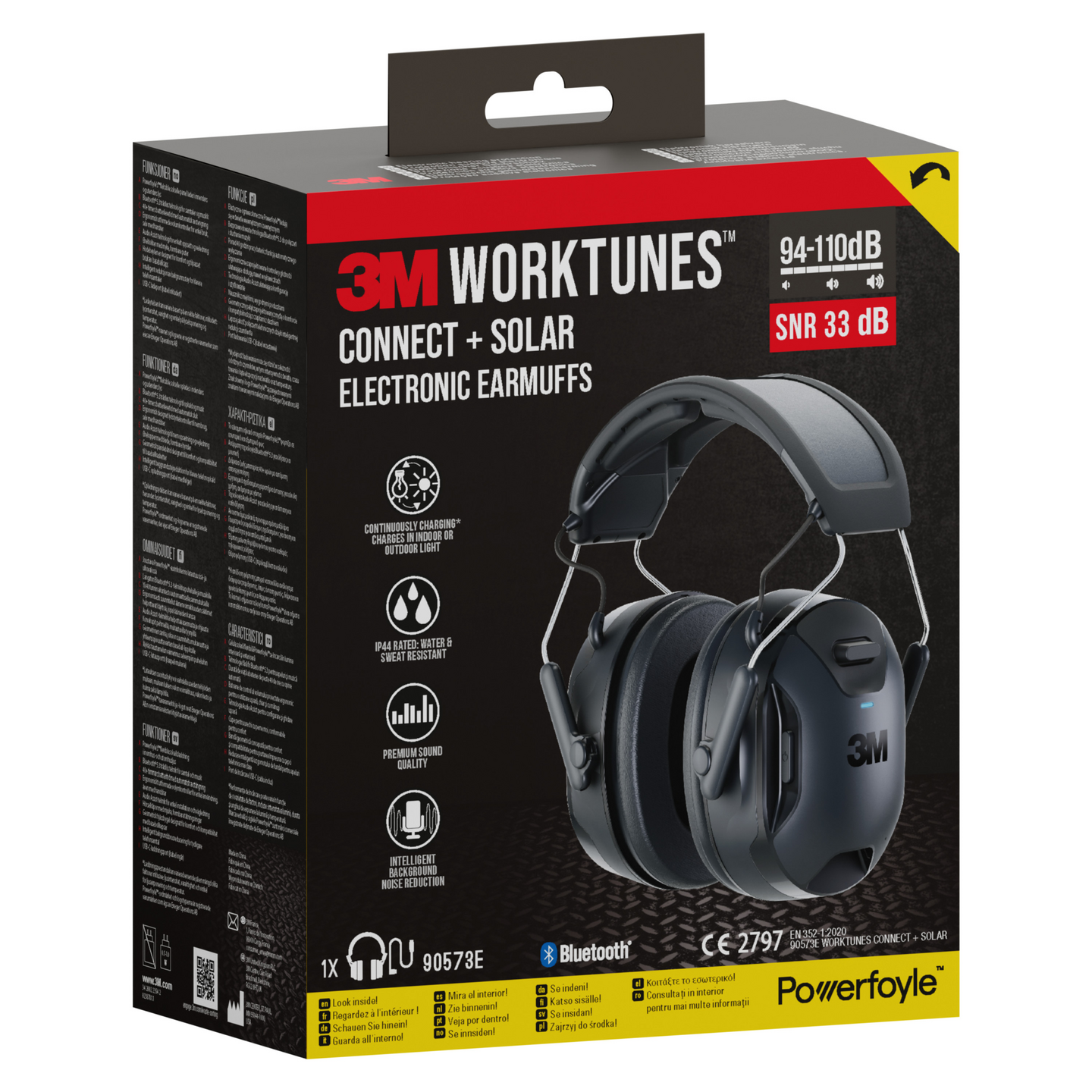HÖRSELKÅPA 3M WORKTUNES CONNECT BLUETOOTH