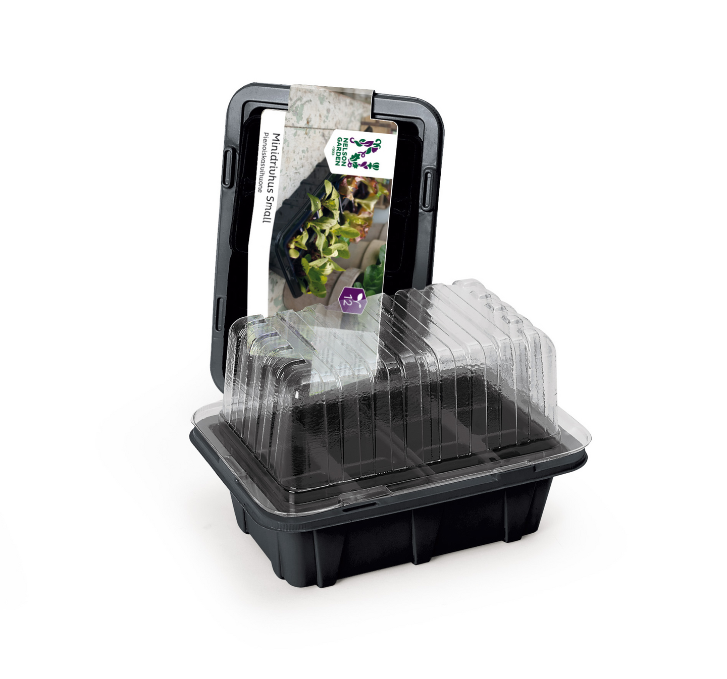 Pienoiskasvihuone Small kennolevyillä