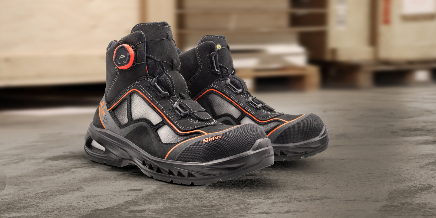 Turvakengät Sievi AirGo 5 RollerH XL S1P musta