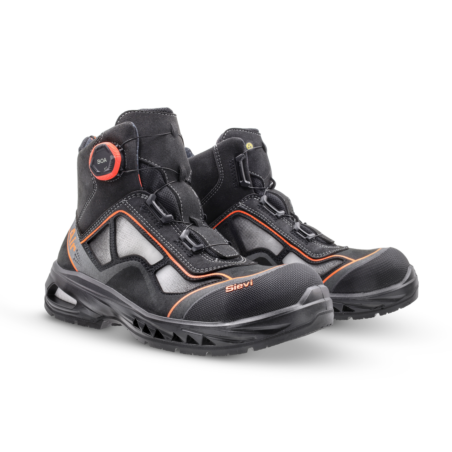 Turvakengät Sievi AirGo 5 RollerH XL S1P musta