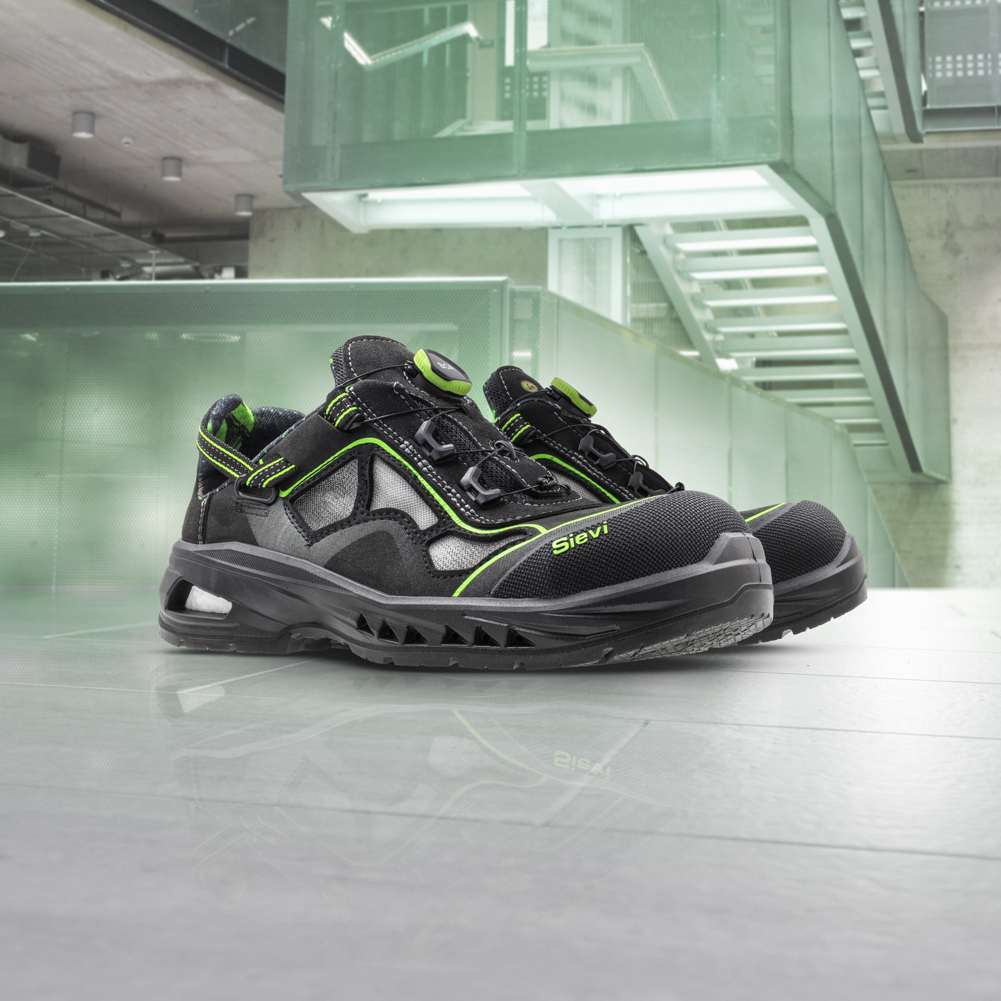 Turvakengät Sievi AirGo 2 Roller S1 musta