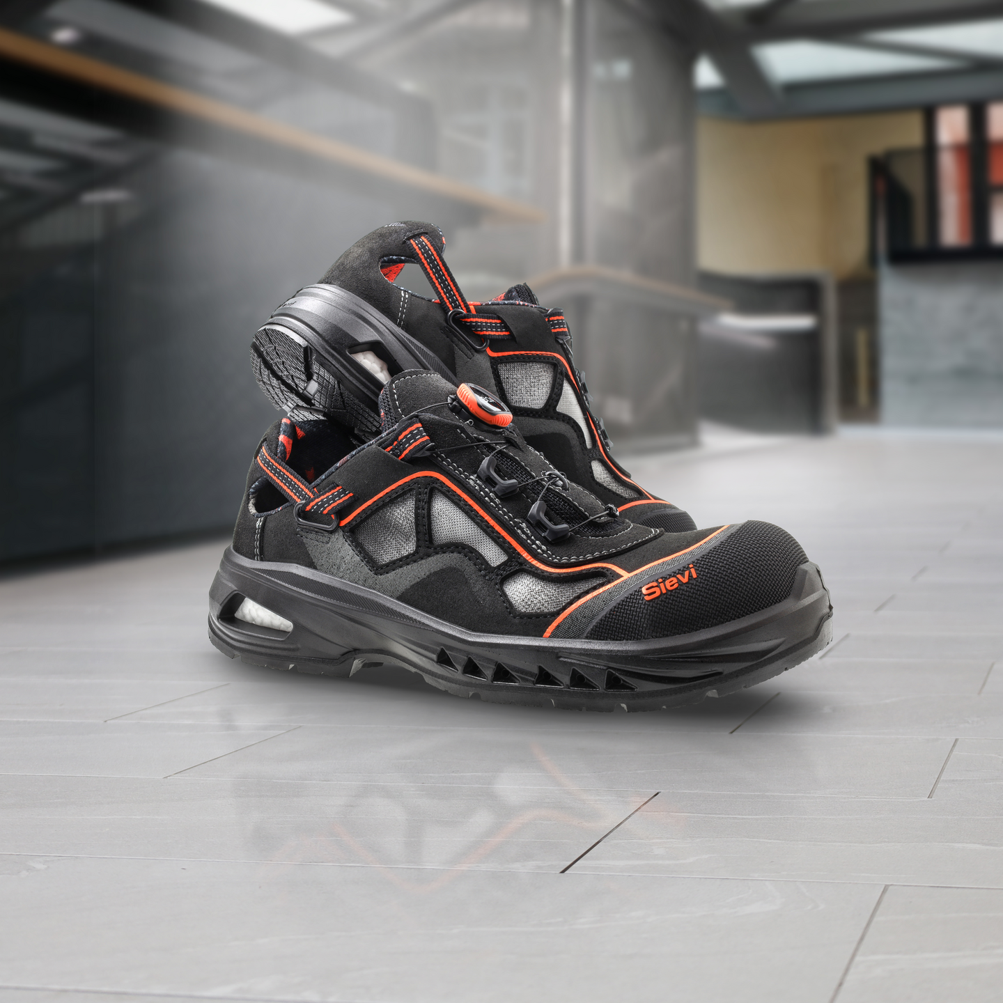 Turvakengät Sievi AirGo 4 Roller S1P musta