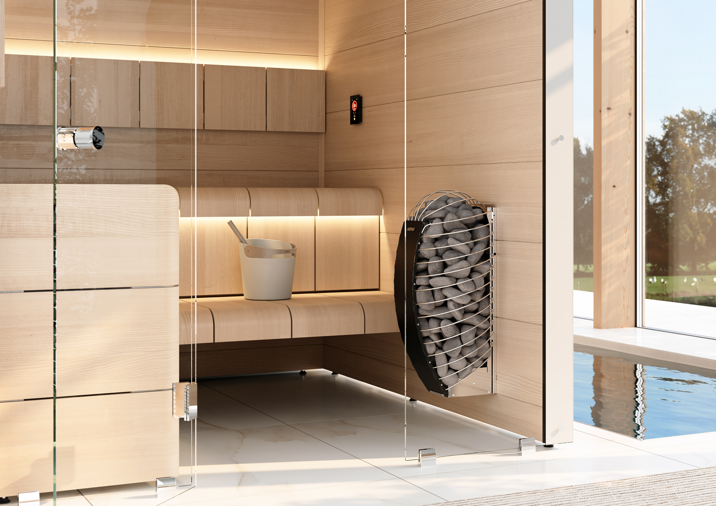 Sähkökiuas Harvia Spirit SP60FC wifi 6,0kW