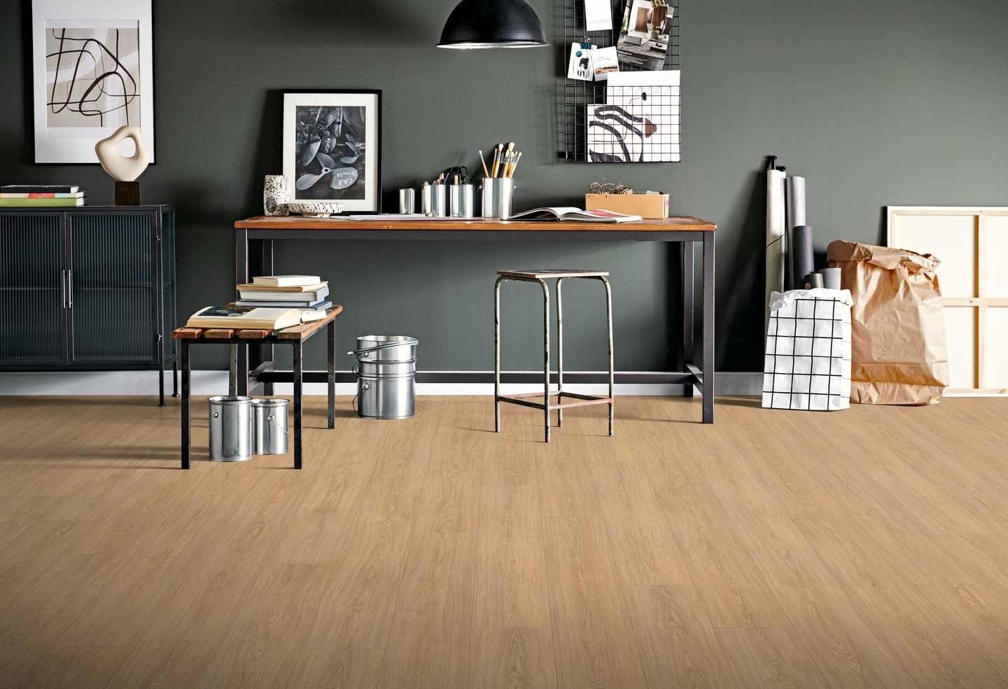 Laminatgulv 1-stav Genoa Aqua - Cello