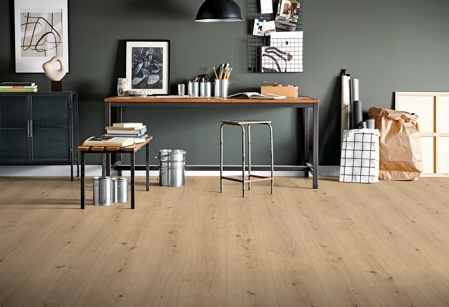 Laminatgulv 1-stav Cruz XL Aqua - Cello