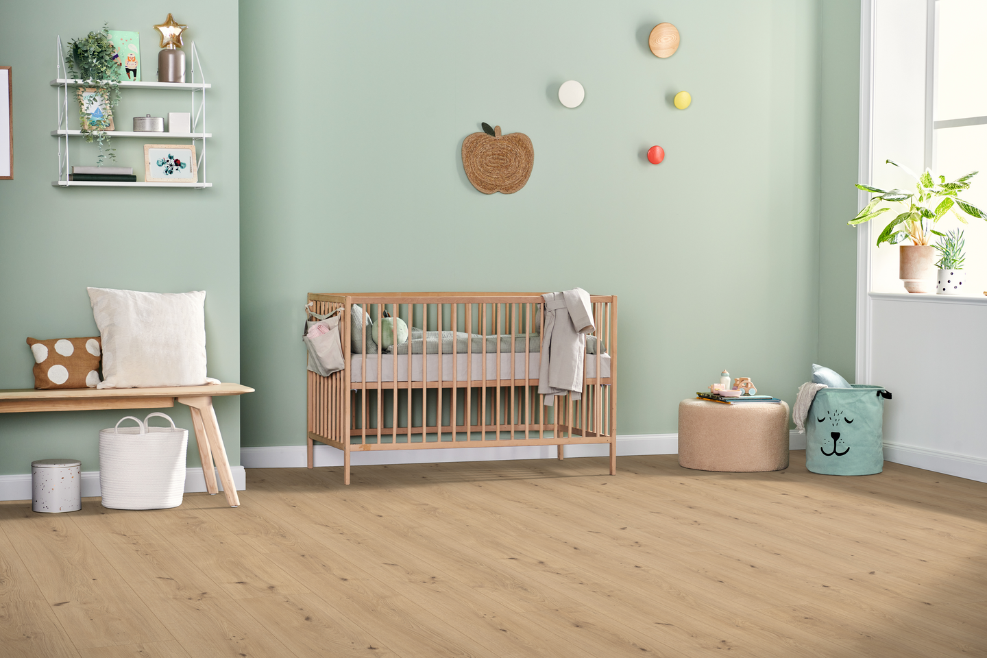 Laminatgulv 1-stav Cruz XL Aqua - Cello