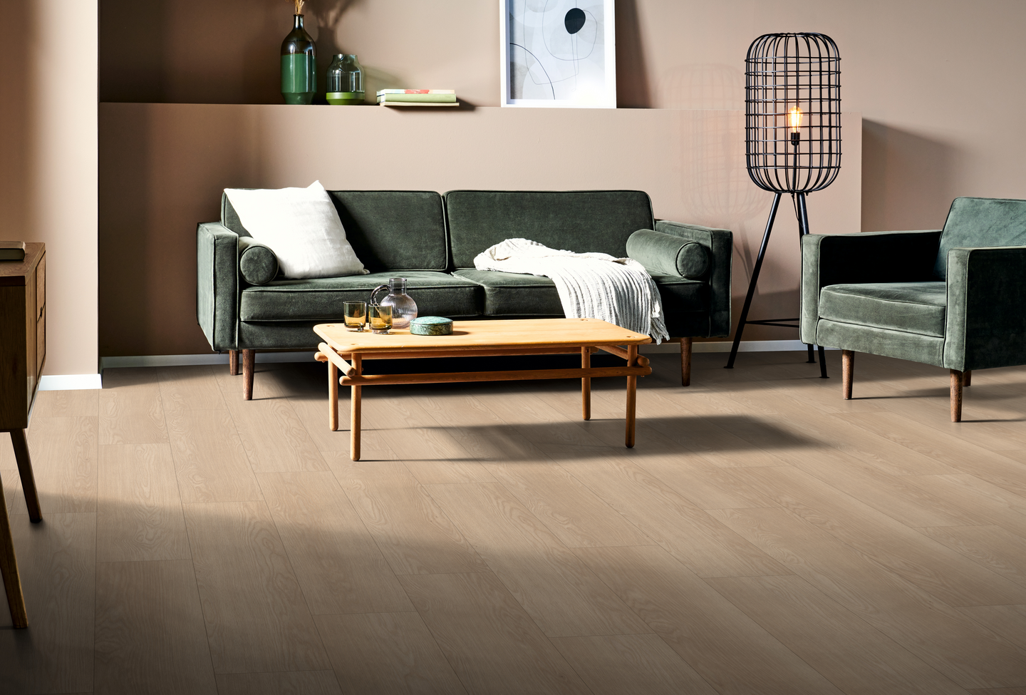 Laminatgulv 1-stav Firenze Aqua - Cello