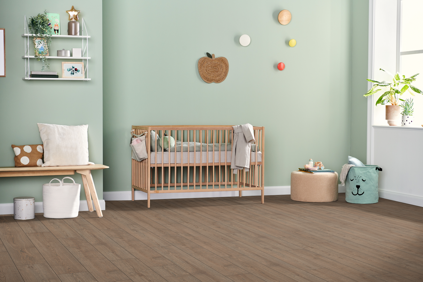 Laminatgulv 1-stav Torino Aqua - Cello