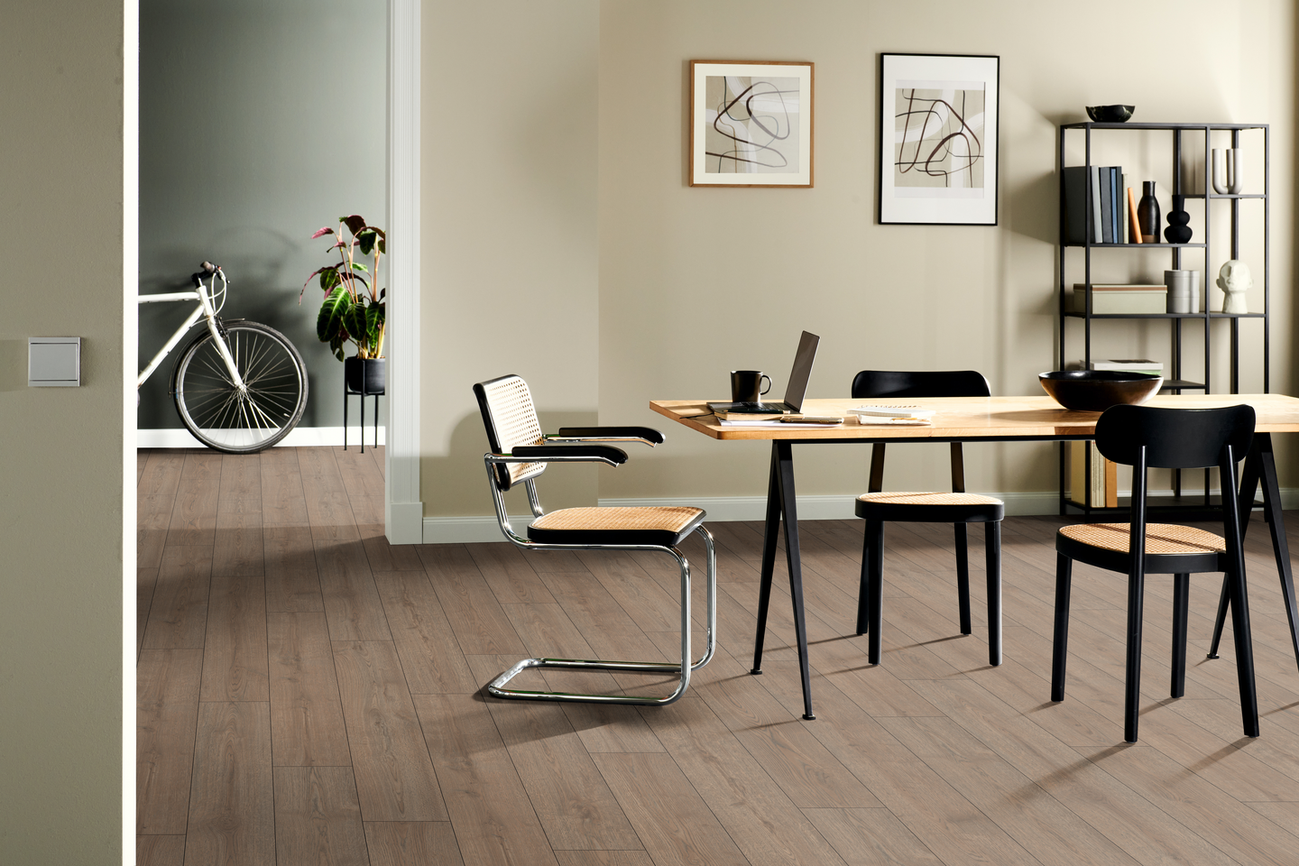 Laminatgulv 1-stav Torino Aqua - Cello