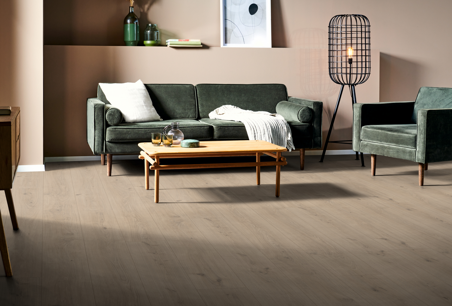 Laminatgulv 1-stav Wien Krem XL Aqua - Cello