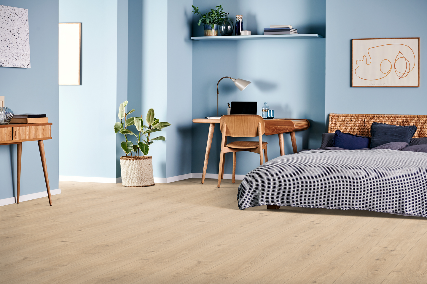 Laminatgulv 1-stav Wien Sand XL Aqua - Cello