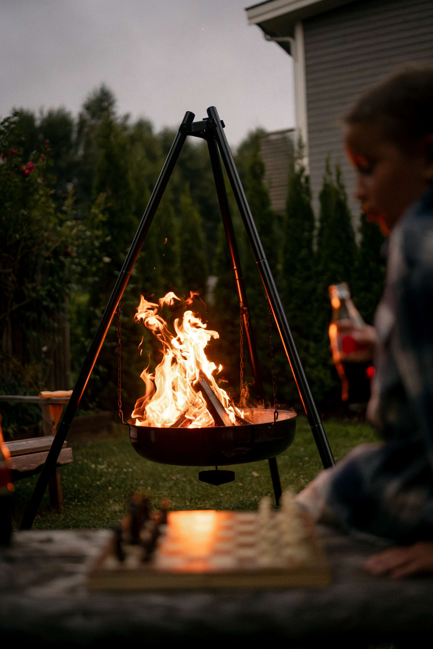Tulipata Espegard Lun 60cm emaloitu musta