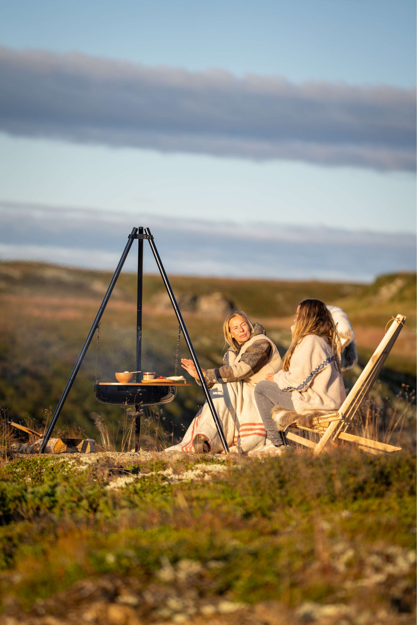 Tulipata Espegard Lun 60cm emaloitu musta