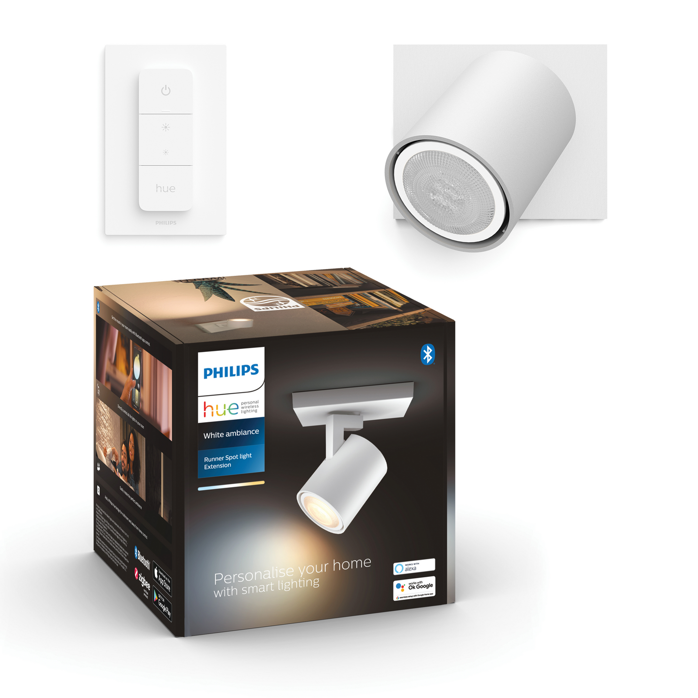 Kohdevalaisin Philips Hue Runner 1x4.2 W 400l 2200-6500 Valkoinen