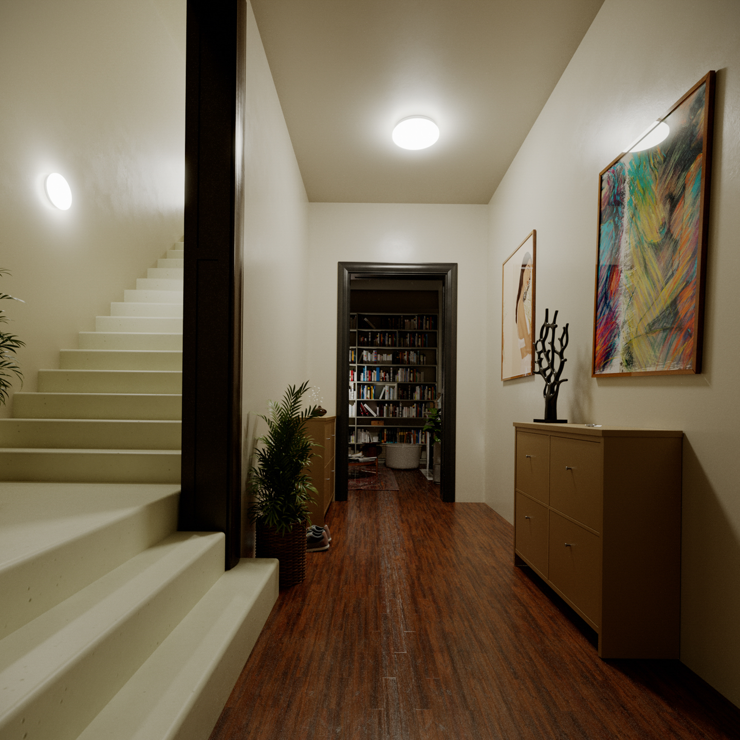 Kattovalaisin Philips Acuna CL253 RD 21W W HV Sensor G2 2900 LM - 4000K