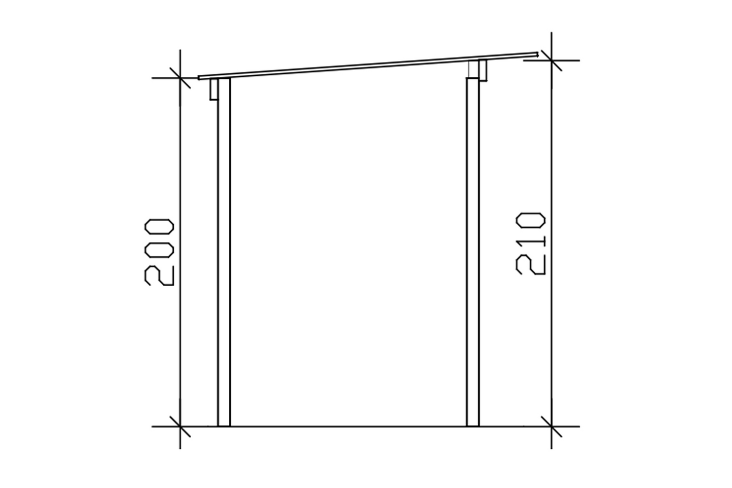 Pihakatos Ekholm 4,4m2