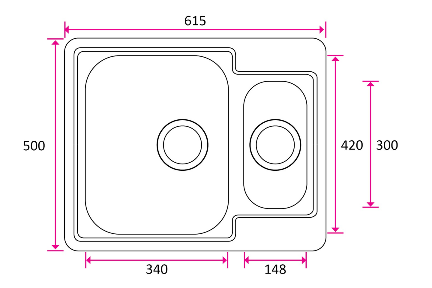 Keittiöallas Stala Rst-allas Standard-t34-15