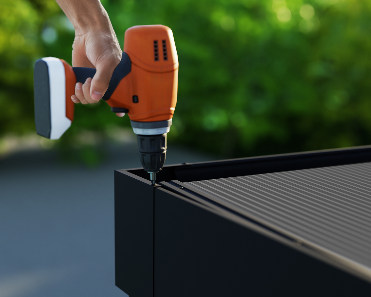 Canopia OSLO Autokatos 6x9m Musta