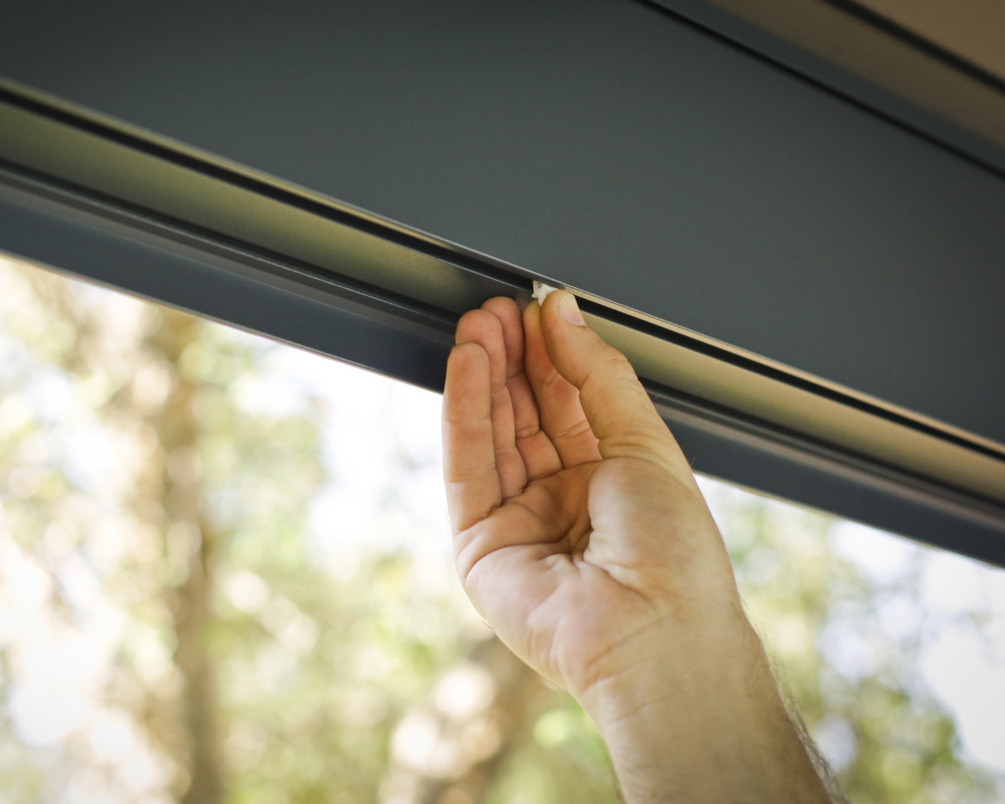 Canopia Colorado tupla-autokatos 4,3x4,3 m, tummanharmaa