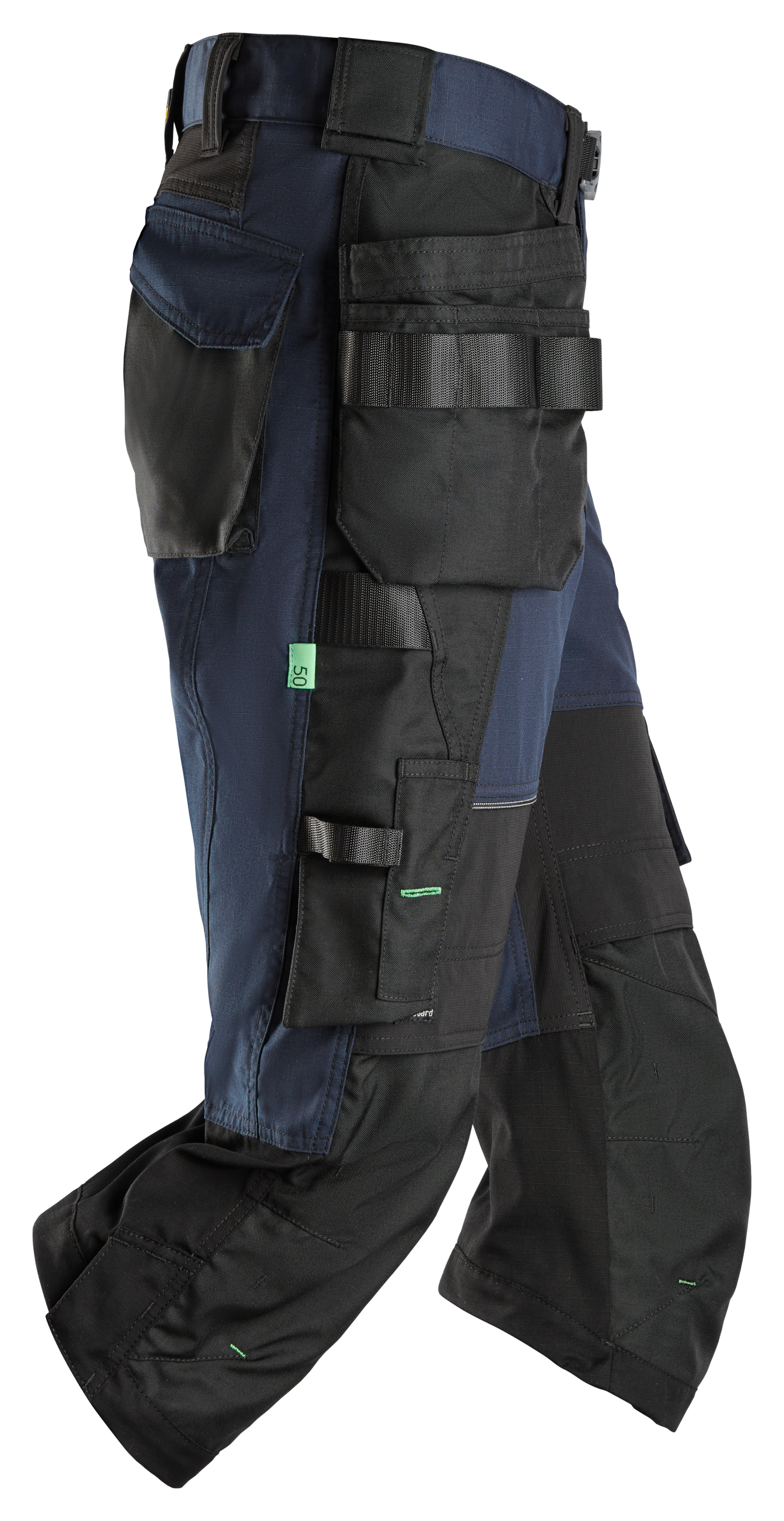 3/4-housut Snickers FlexiWork 6905-9504 Navy-musta
