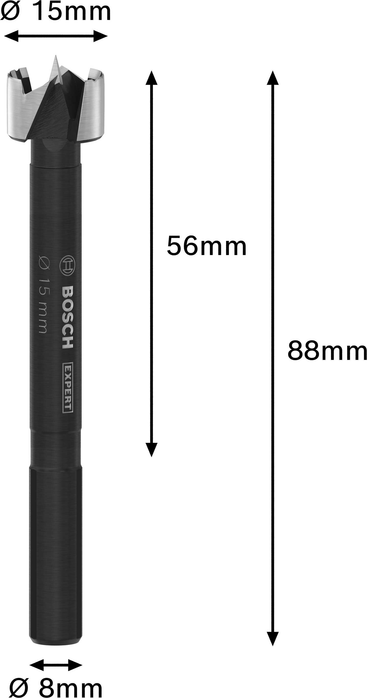 Poranterä Bosch EXPERT 15mm Wood Forstner