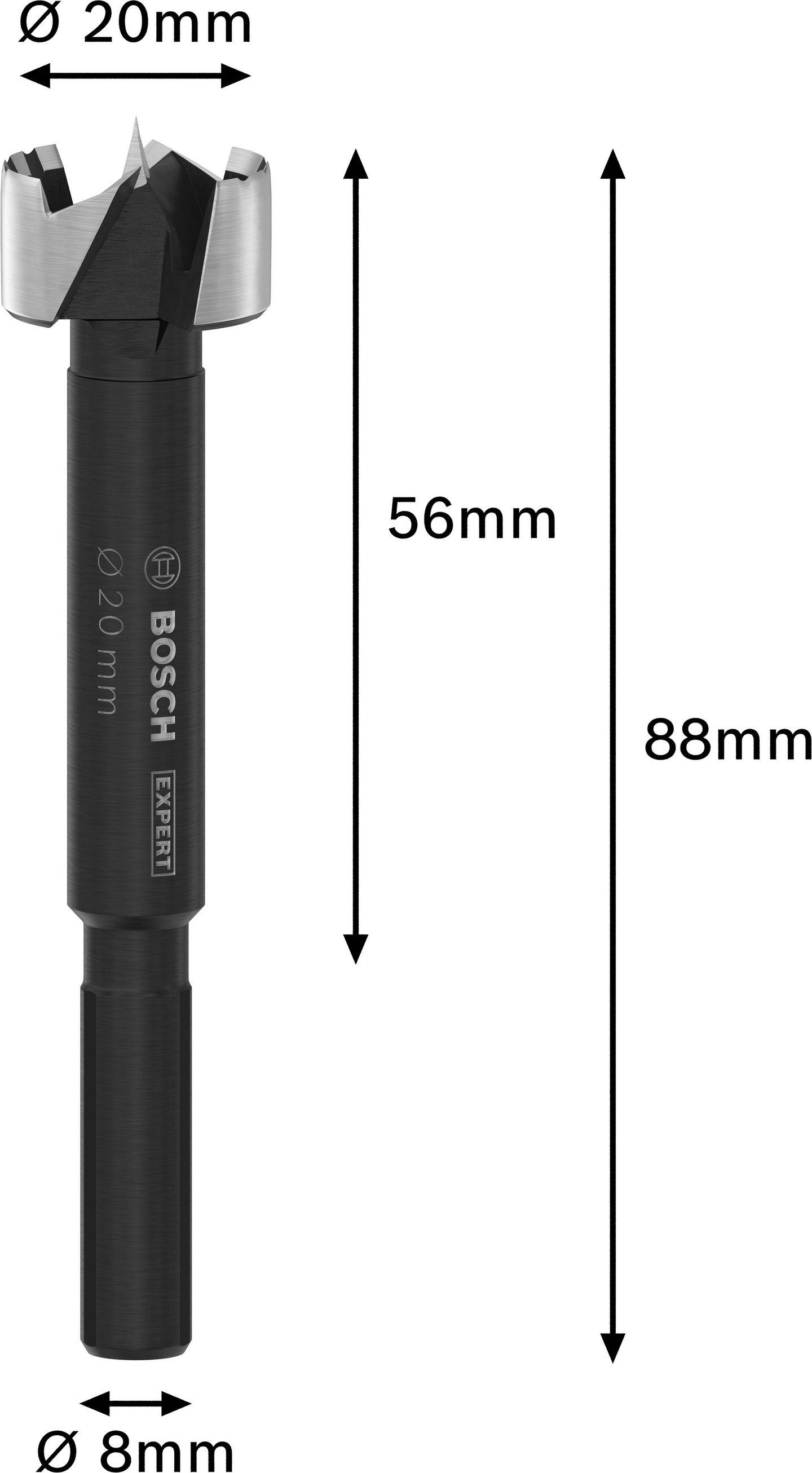 Poranterä Bosch EXPERT 20mm Wood Forstner