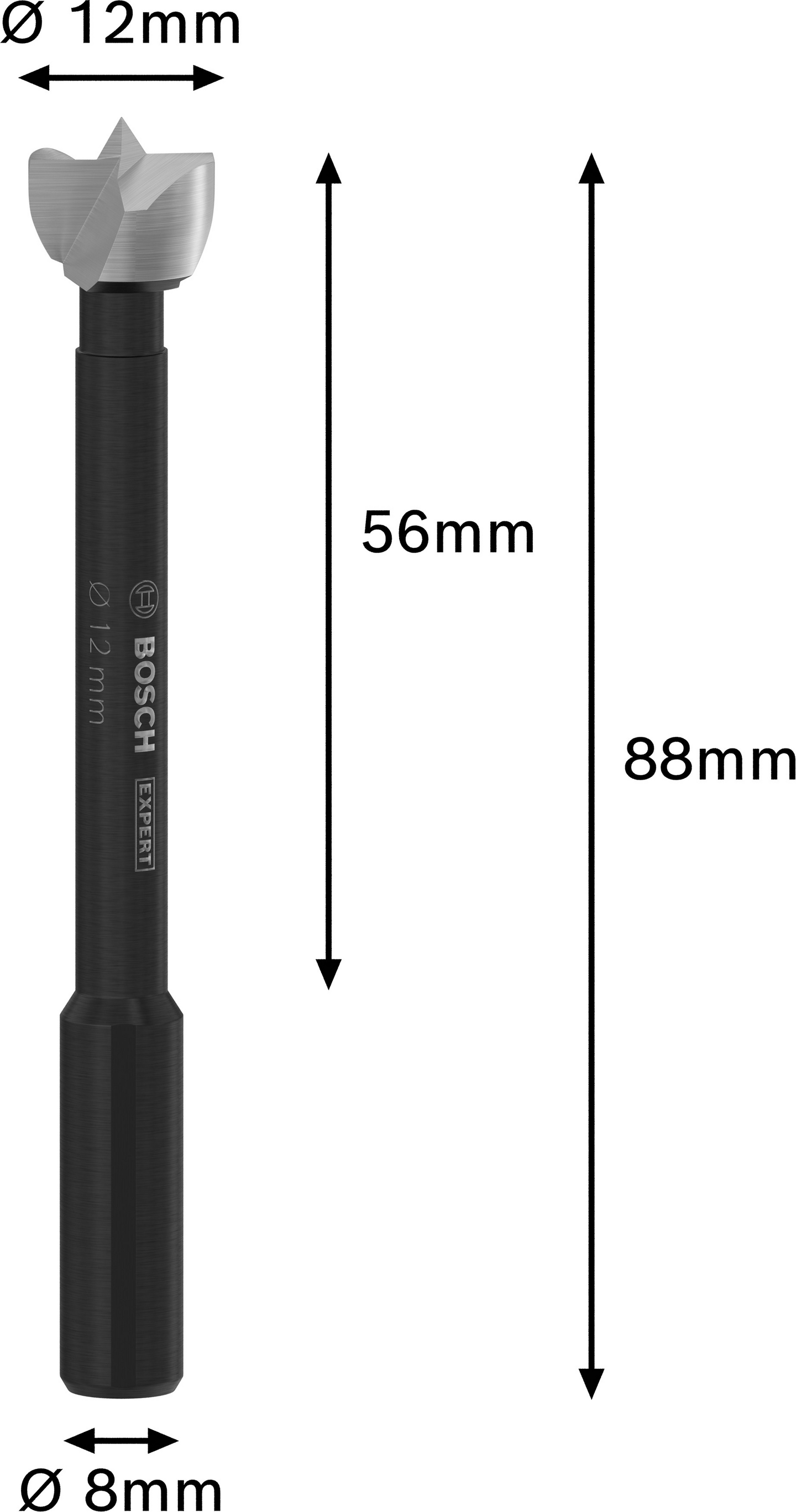 Poranterä Bosch EXPERT 12mm Wood Forstner