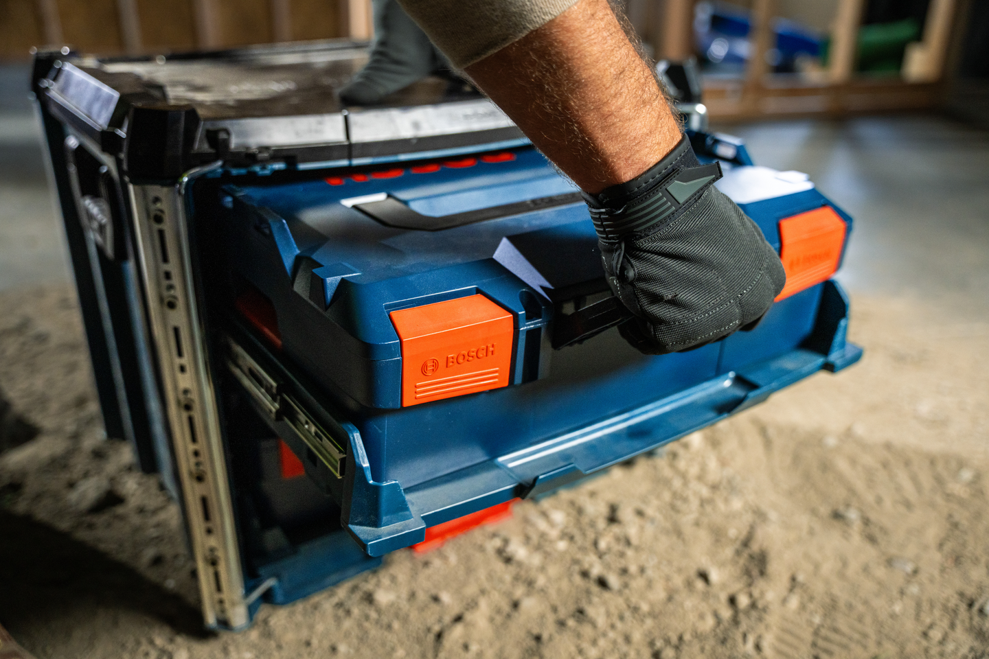 Hylly Bosch L-Boxx Contractor Rack 2 2-osainen