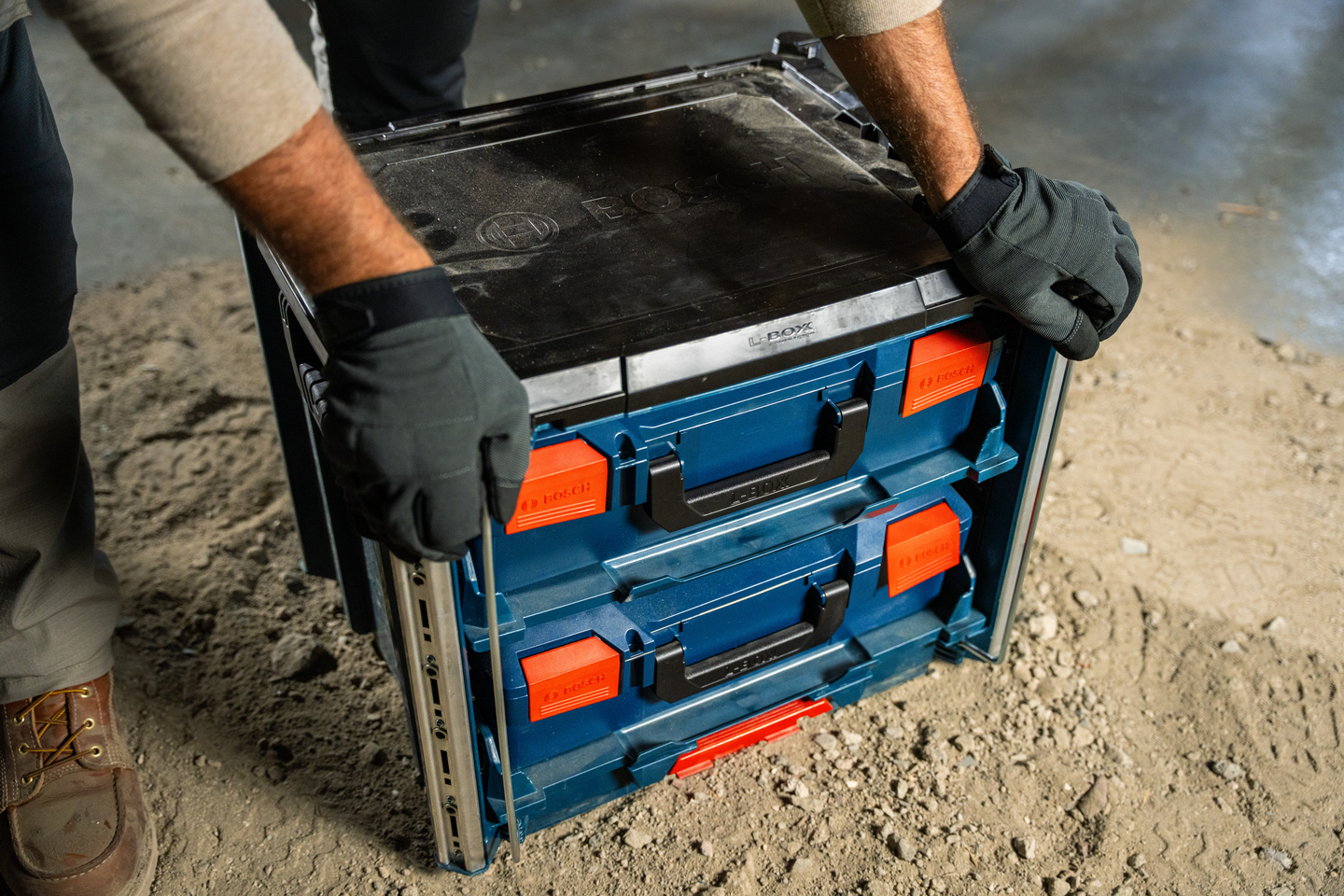 Hylly Bosch L-Boxx Contractor Rack 2 2-osainen