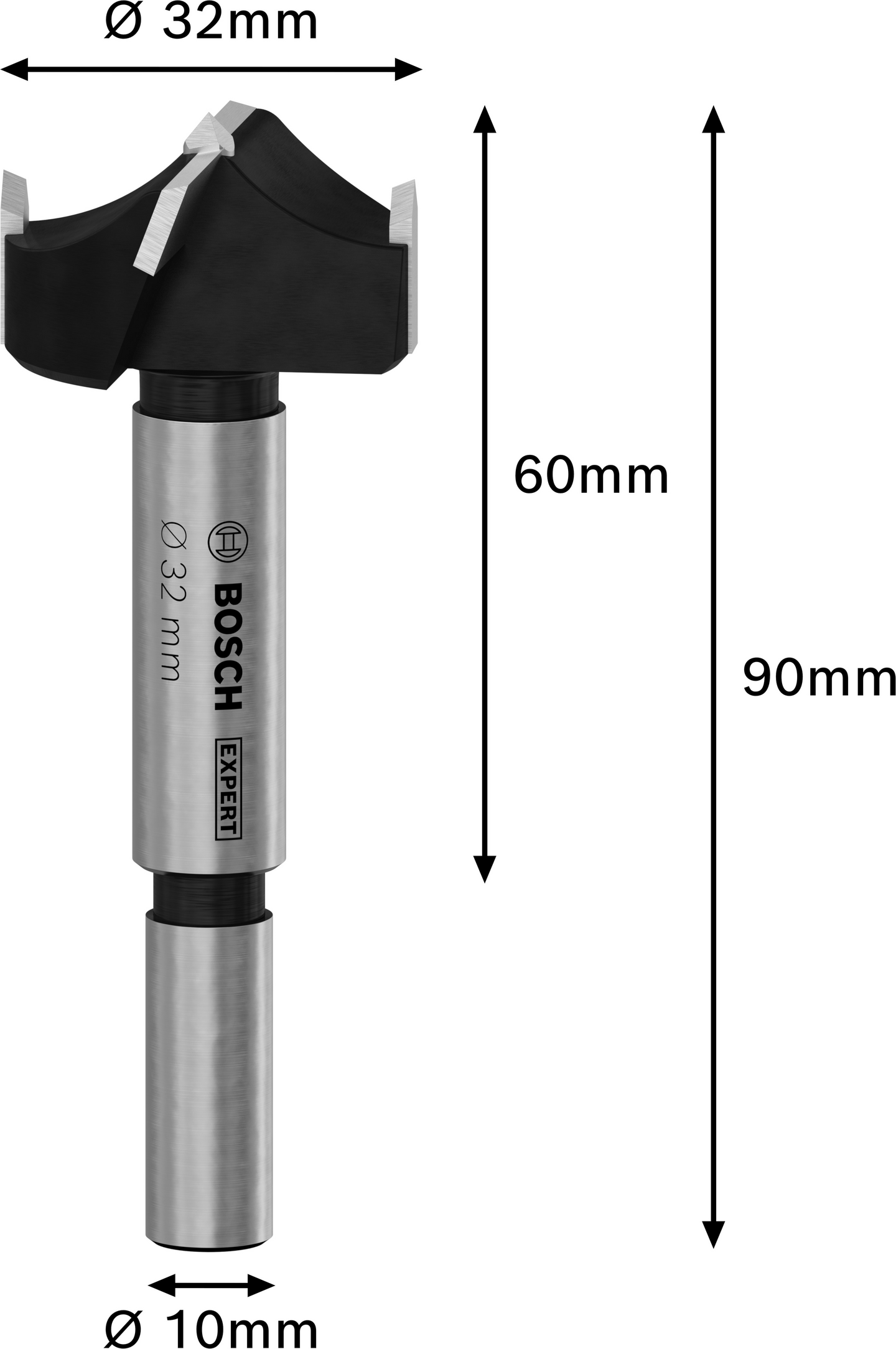 Saranaporanterä Bosch EXPERT 34x60x90mm Laminated Wood Hinge Cutting
