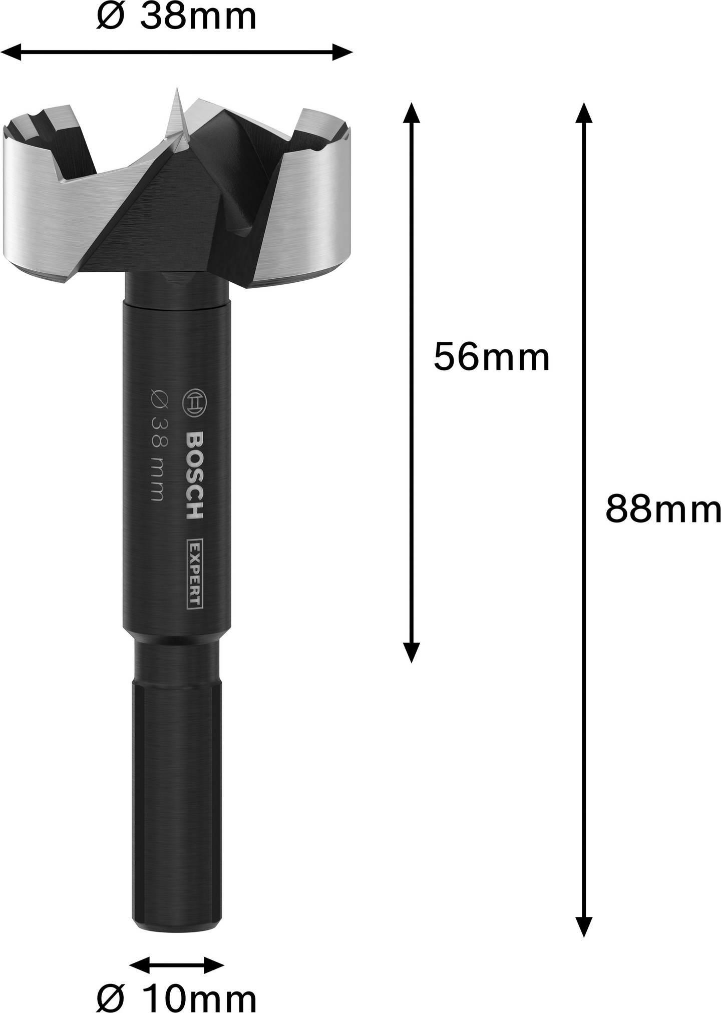 Poranterä Bosch EXPERT 38mm Wood Forstner