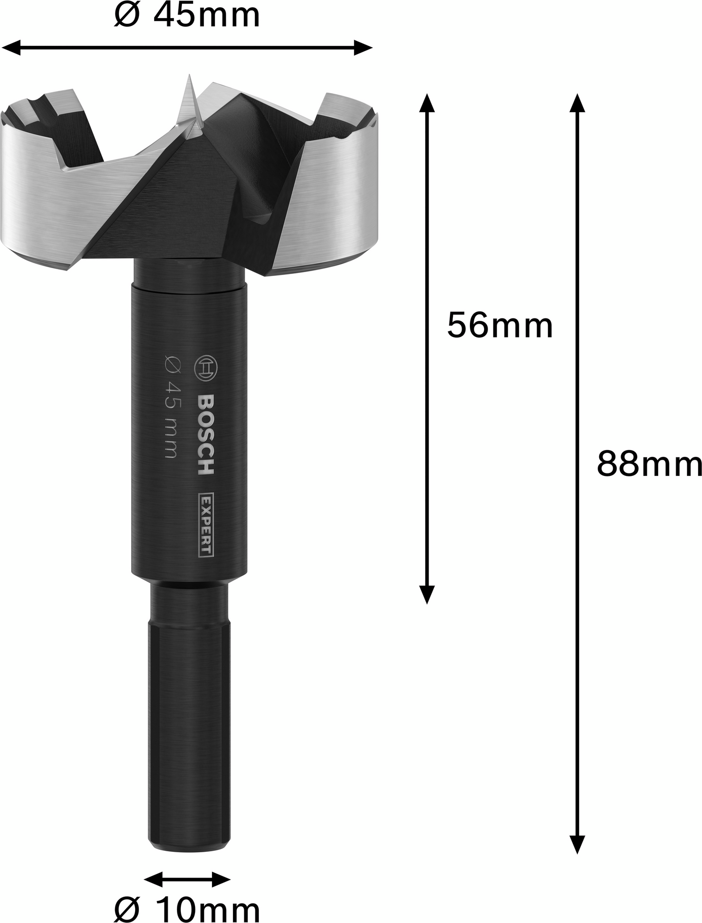 Poranterä Bosch EXPERT 45mm Wood Forstner