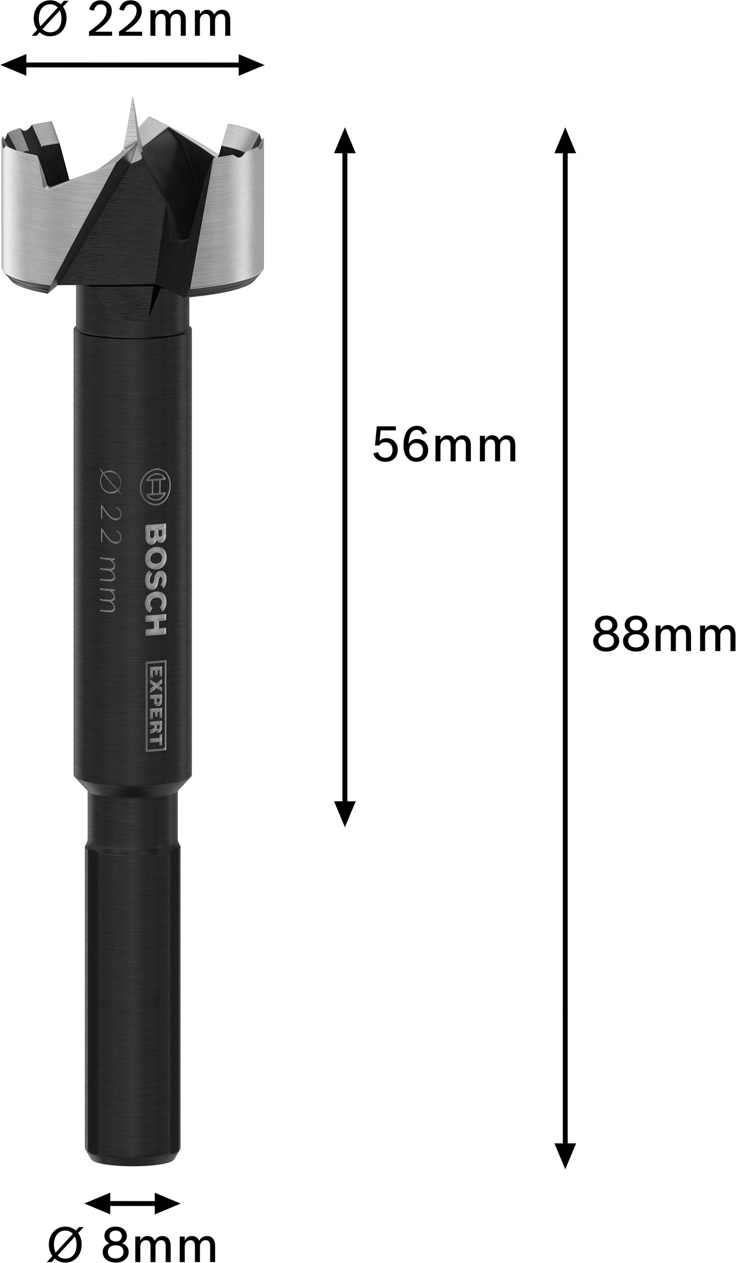 Poranterä Bosch EXPERT 22mm Wood Forstner