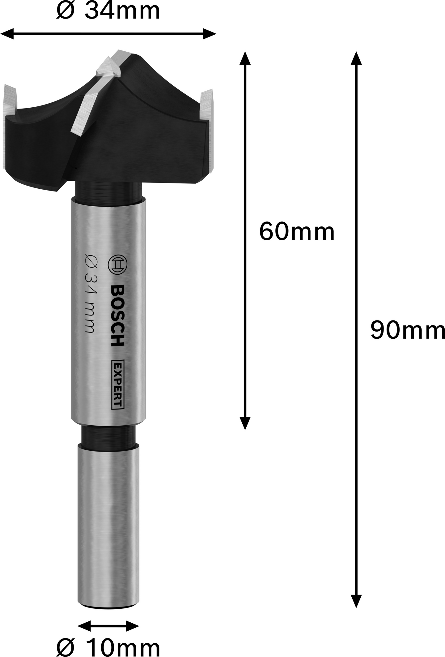 Saranaporanterä Bosch EXPERT 32x60x90mm Laminated Wood Hinge Cutting