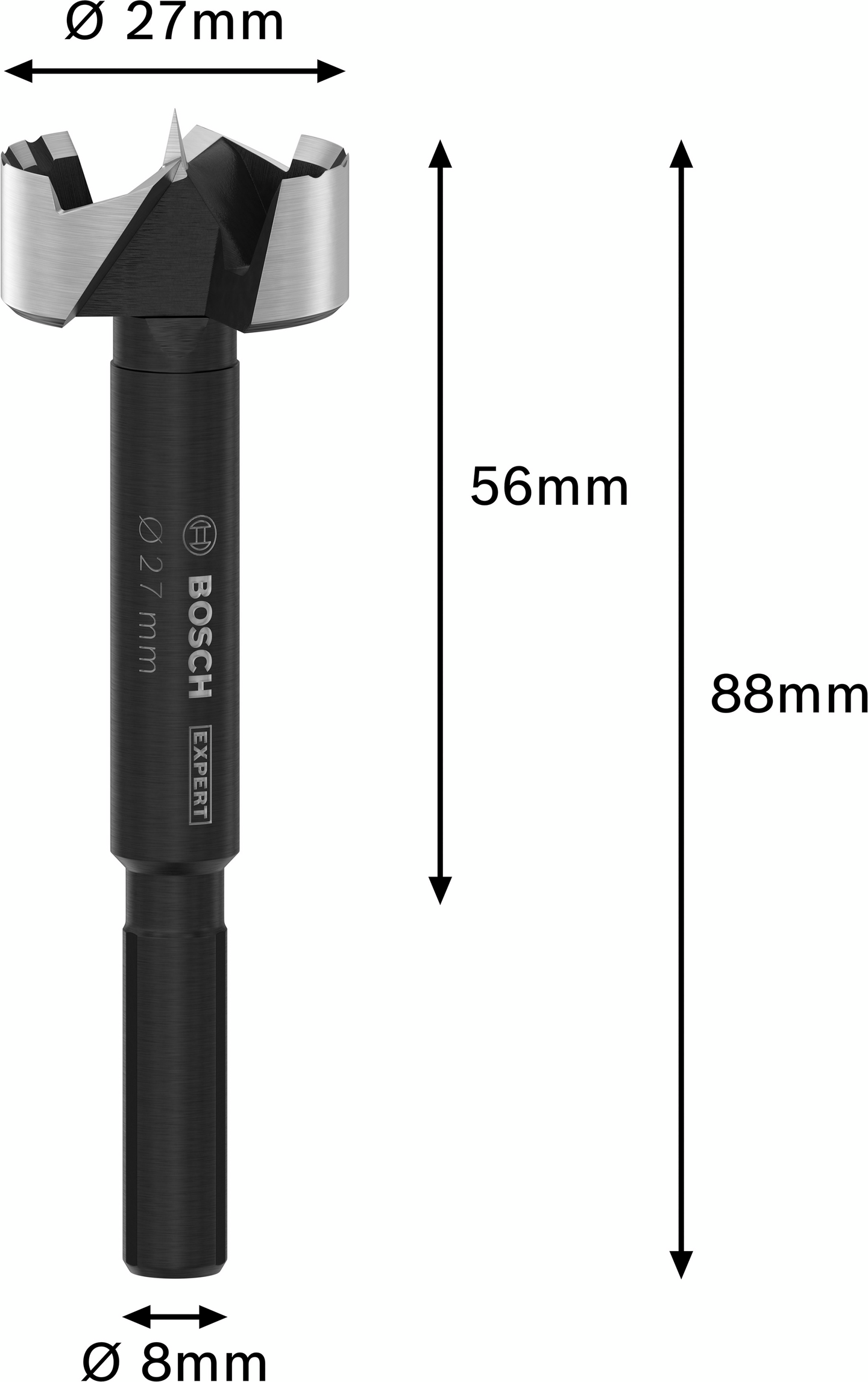 Poranterä Bosch EXPERT 27mm Wood Forstner