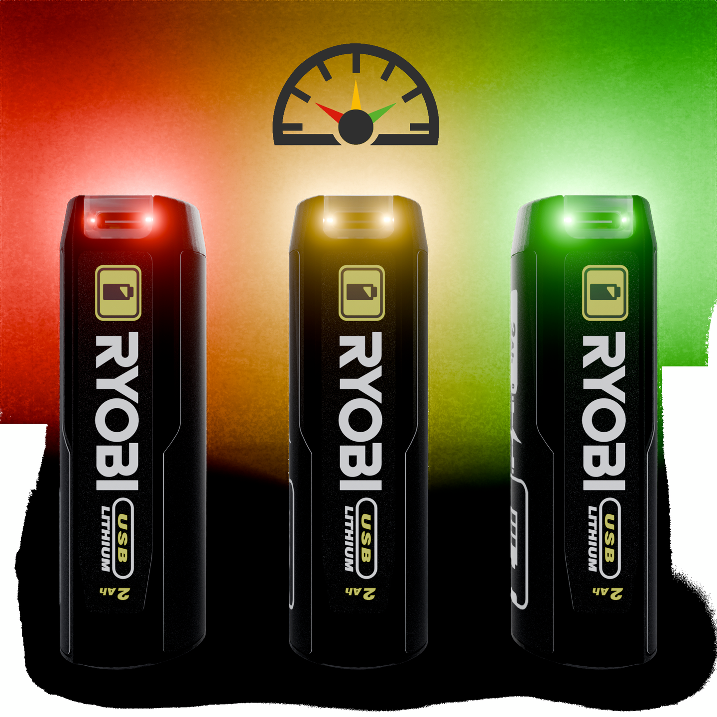 Akku Ryobi RB4L20 2,0Ah 4V USB Lithium USB-johdolla