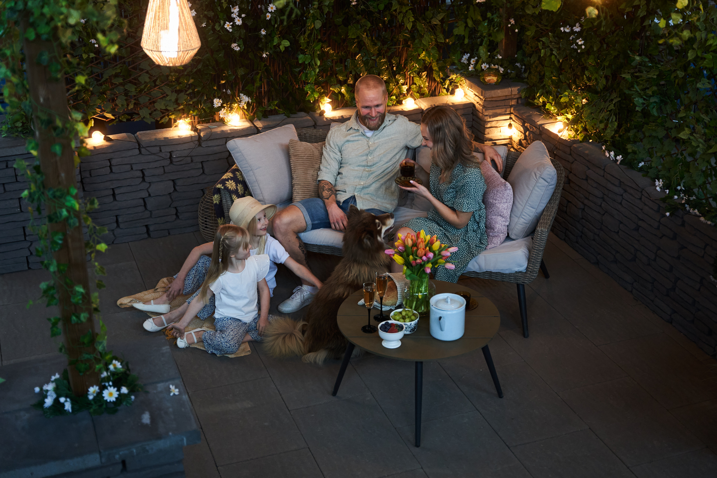 Loimumuurikivi Lakka musta 360x180x90 31 kpl/m²