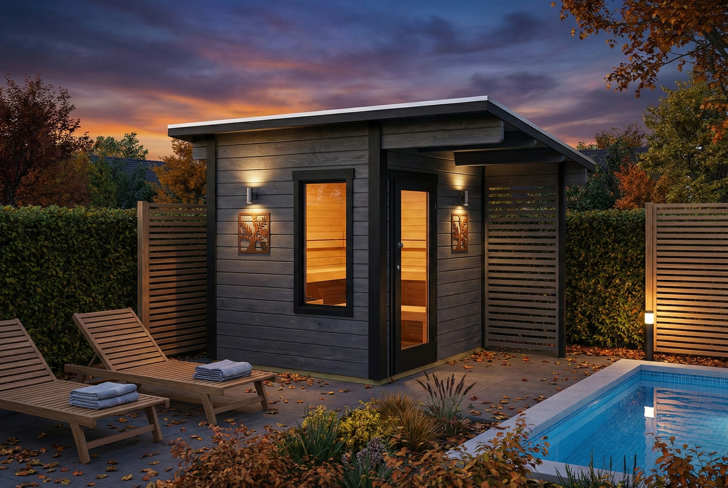 Pihasauna Goodiy Kastrup 5m² + 2,5m²