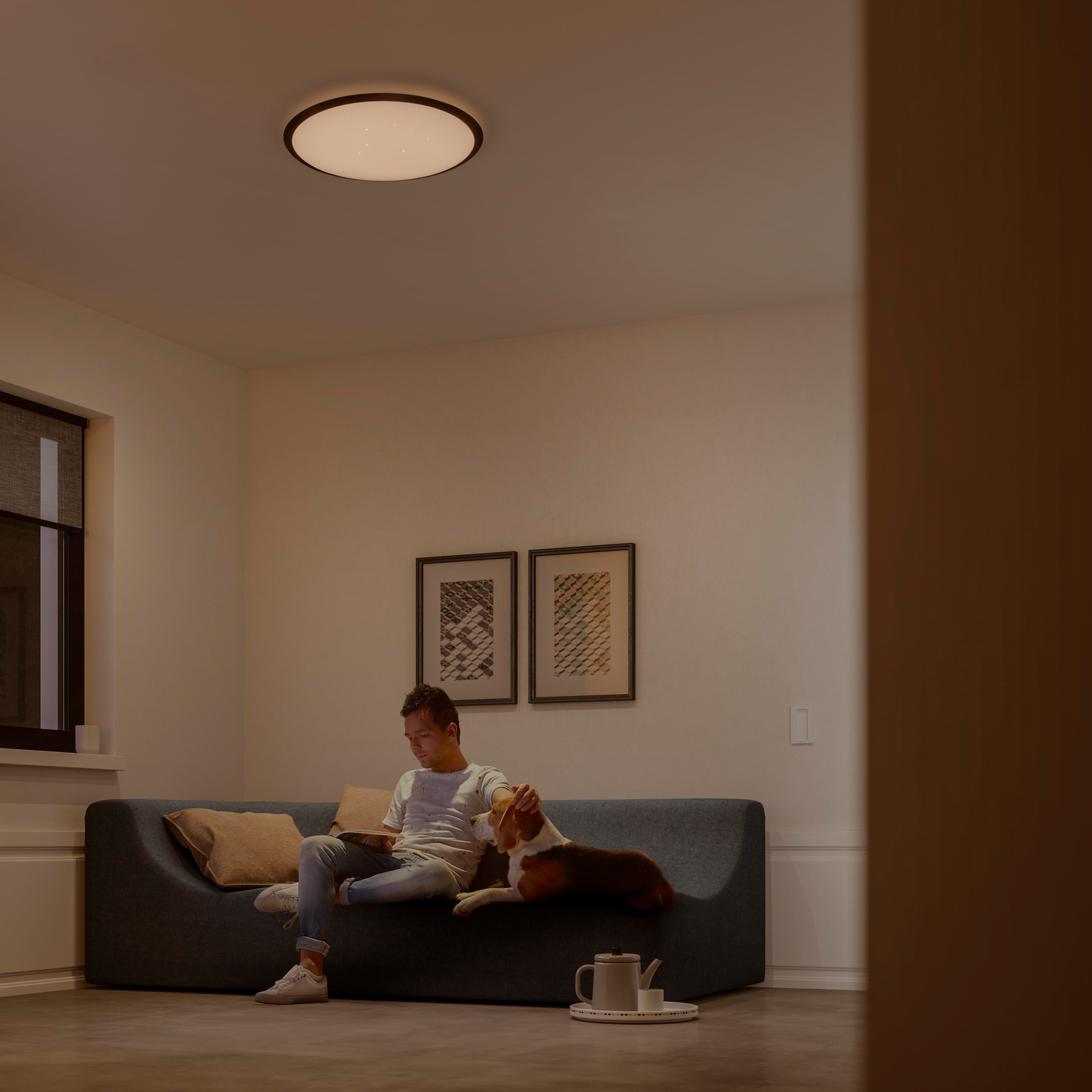 Kattovalaisin Philips Cavanal 1500lm valkoinen