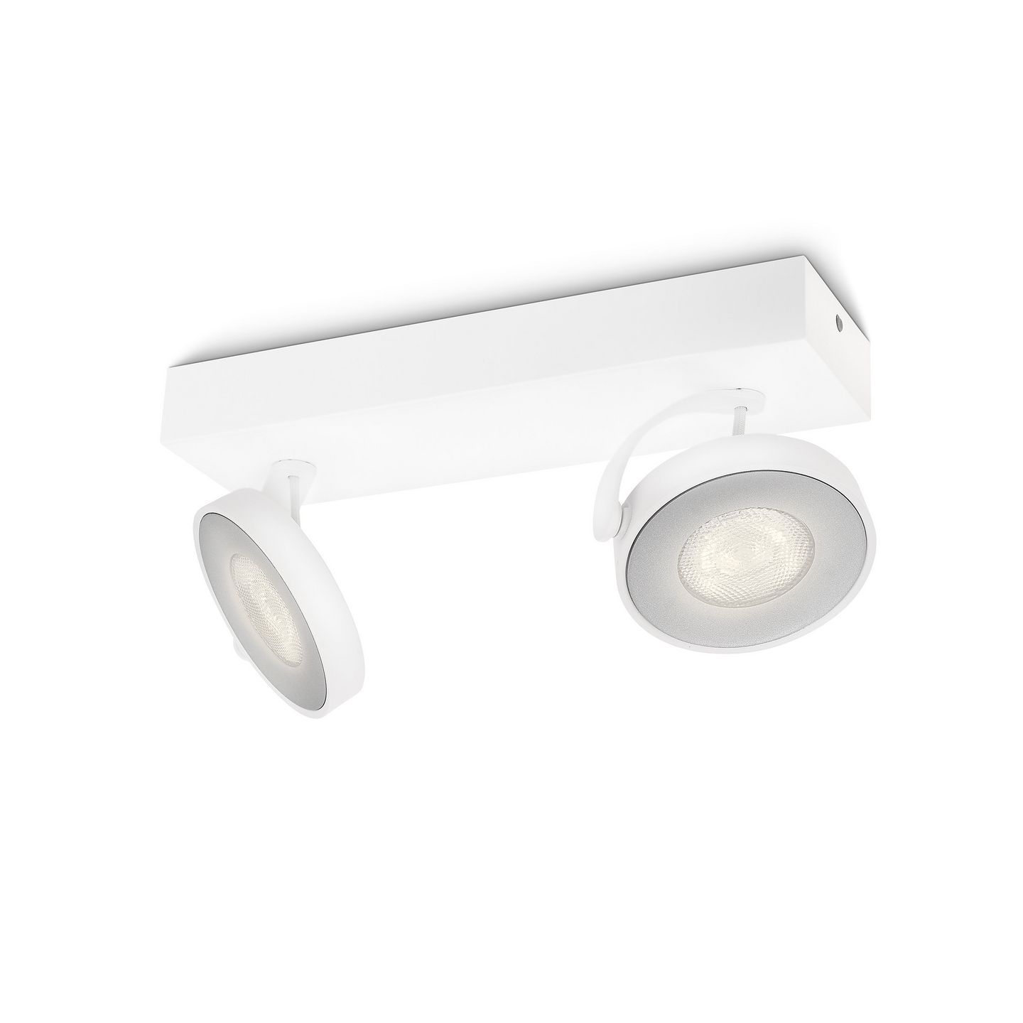 Kohdevalaisin Clockwork 2x5W valkoinen