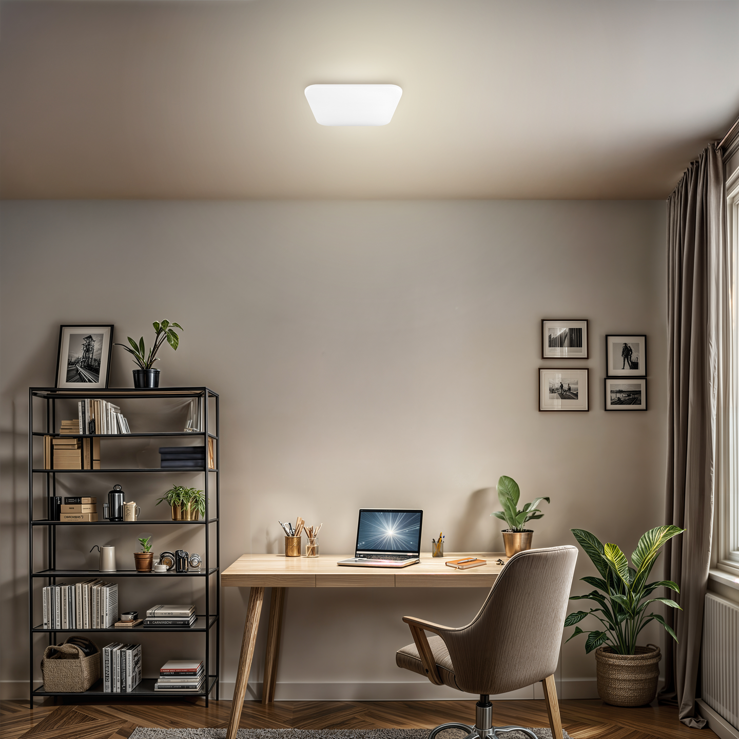 Kattovalaisin Philips Mauve neliö 850lm valkoinen