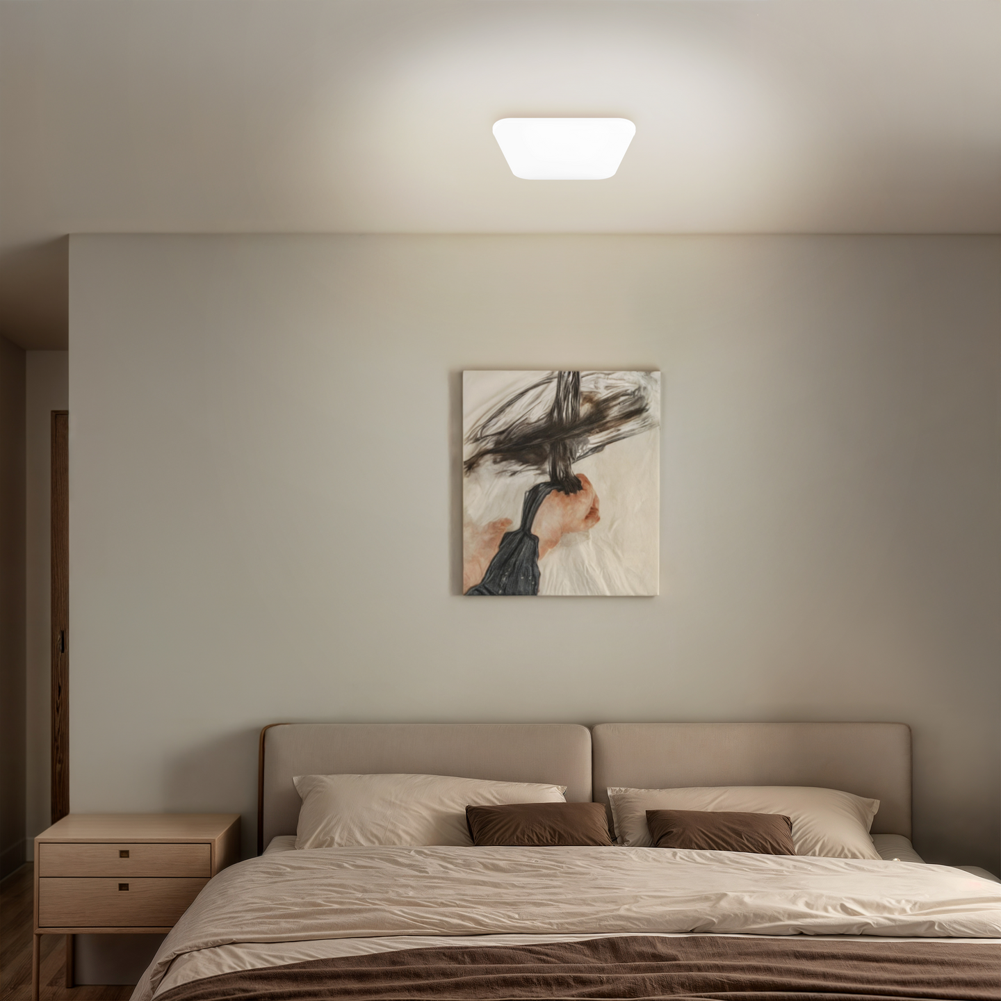 Kattovalaisin Philips Mauve neliö 850lm valkoinen